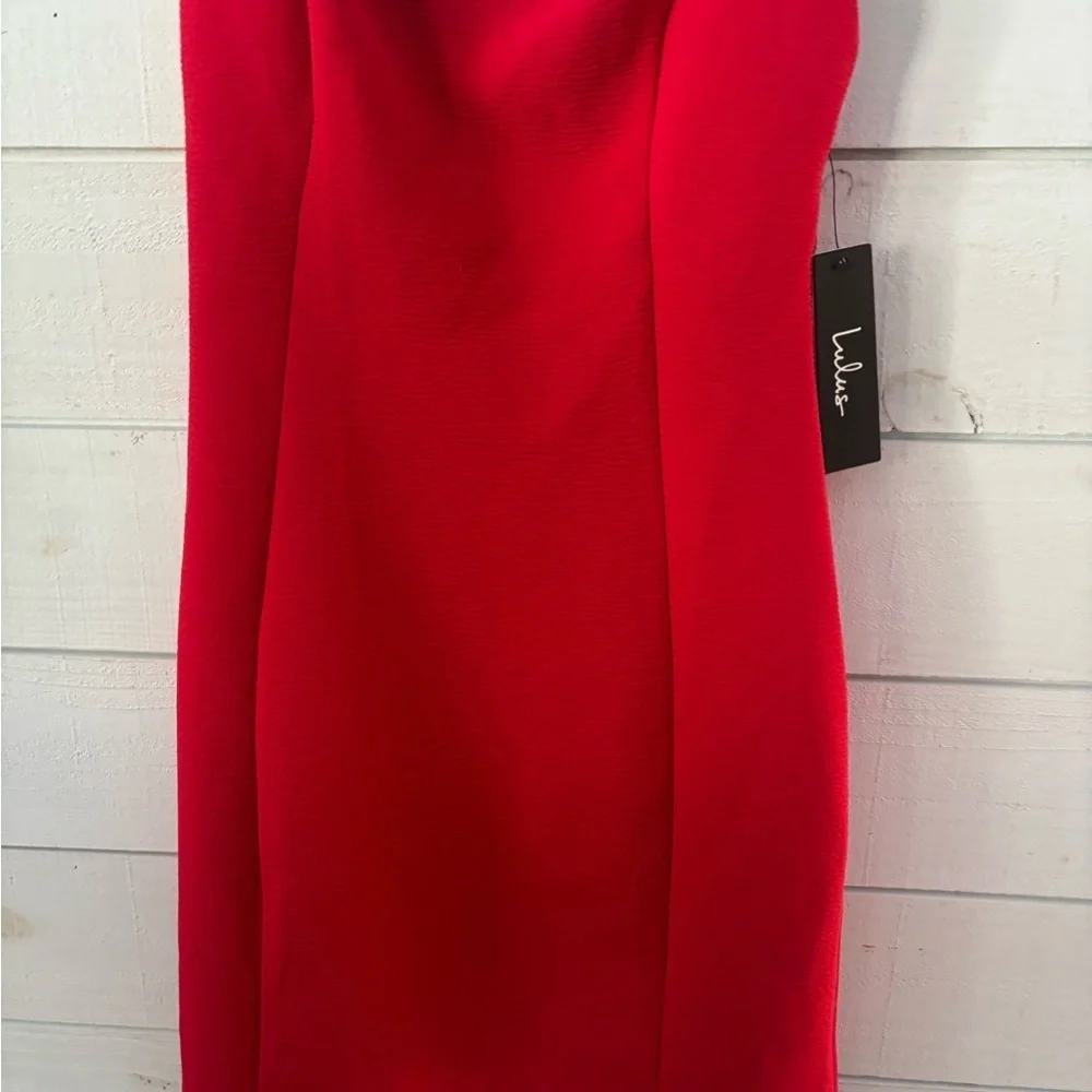 Lulus NWT Red Spaghetti Strap Dress - Picture 3 of 9